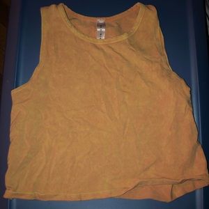 Yellow Wash Tank Top